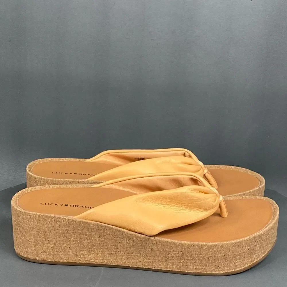 LUCKY BRAND Women's Lellina Platform Sandals size 10 (new without box)